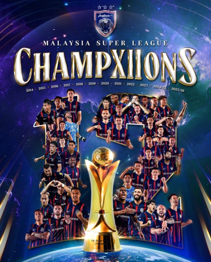 世界杯手机高清观看平台-霸主！柔佛新山实现马来超12连冠，赛季19战全胜进86球丢7球